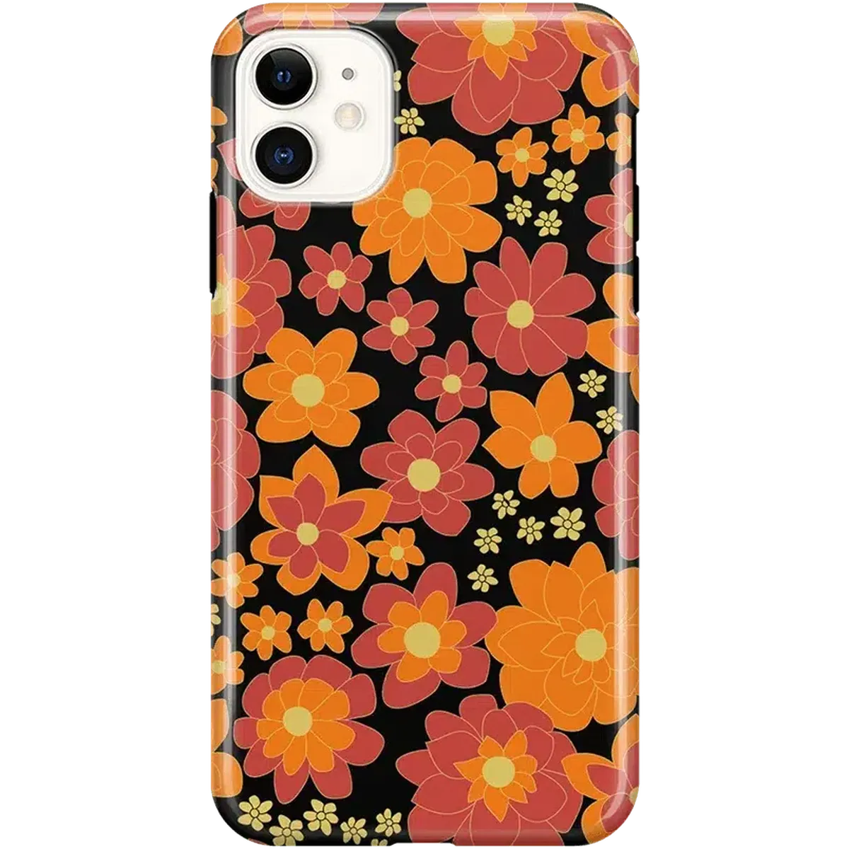 Flower Child | Bright Retro Floral Case iPhone Case get.casely Classic iPhone 11