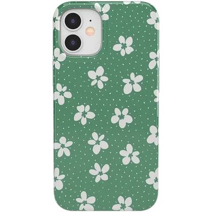 Flower My World | Jade Green Floral Case iPhone Case get.casely Classic iPhone 12