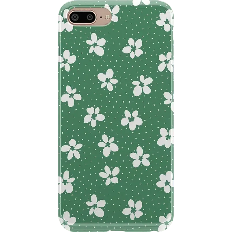 Flower My World | Jade Green Floral Case iPhone Case get.casely