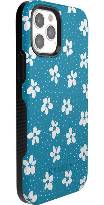 Flower My World | Ocean Blue Floral Case iPhone Case get.casely