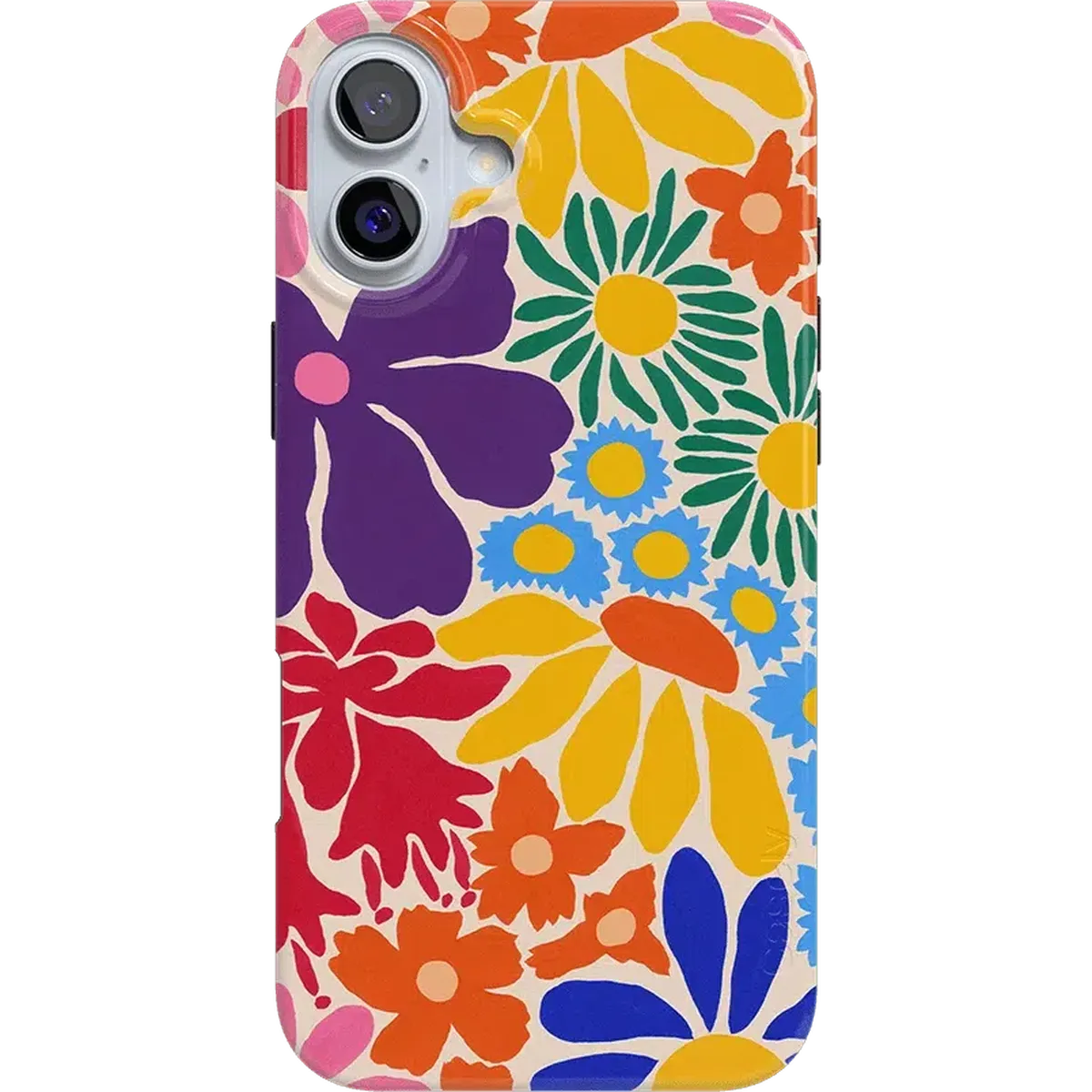Flower Patch | Multi-Color Floral Case iPhone Case get.casely Classic + MagSafe® iPhone 16 Plus