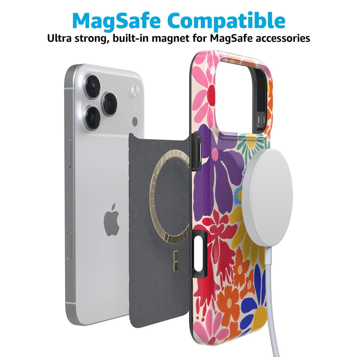 Flower Patch | Multi-Color Floral Case iPhone Case get.casely