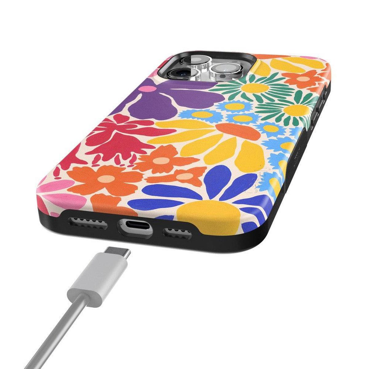 Flower Patch | Multi-Color Floral Case iPhone Case get.casely