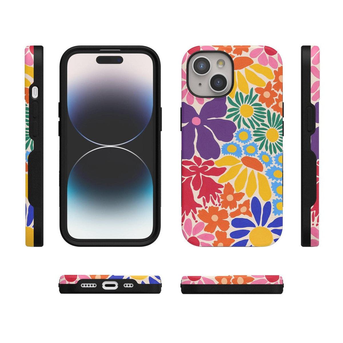 Flower Patch | Multi-Color Floral Case iPhone Case get.casely