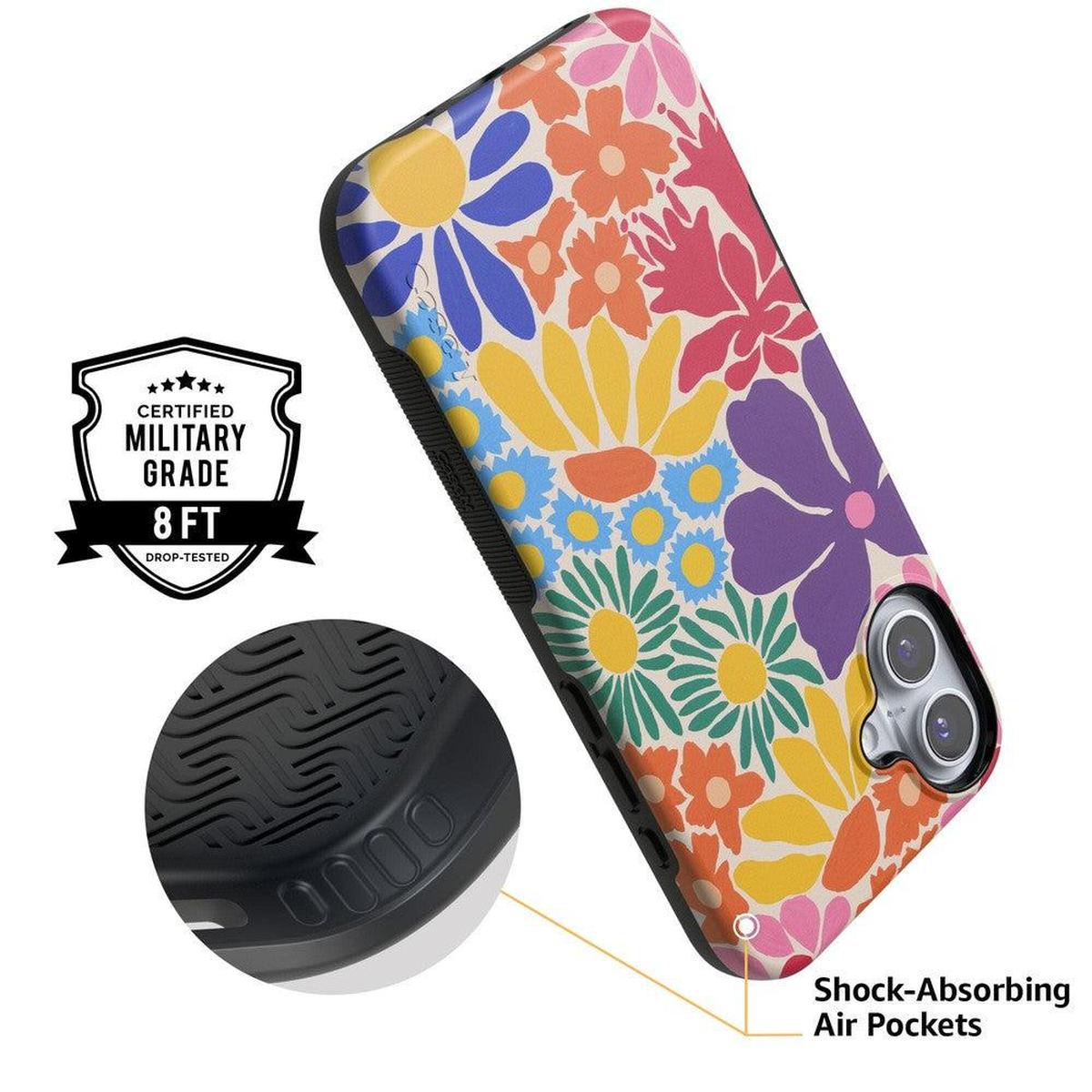 Flower Patch | Multi-Color Floral Case iPhone Case get.casely