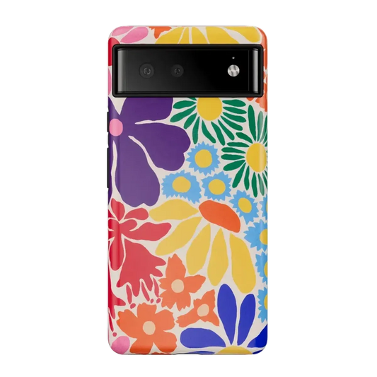 Flower Patch | Multi-Color Floral Google Pixel Case Google Pixel Case Casetry Essential Google Pixel 6