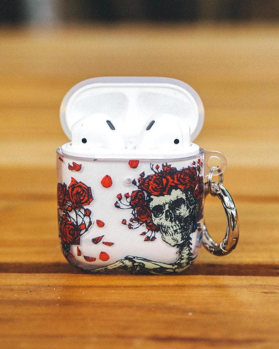 Forever Grateful | Grateful Dead Skeleton Floral AirPods Case AirPods Case Grateful Dead