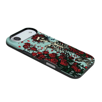 Forever Grateful | Grateful Dead Skeleton Floral Case iPhone Case Grateful Dead