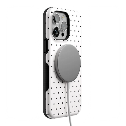 On the Dot | Black Polka Dot Case