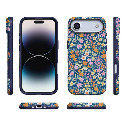 Full Bloom | Navy Floral Case iPhone Case get.casely