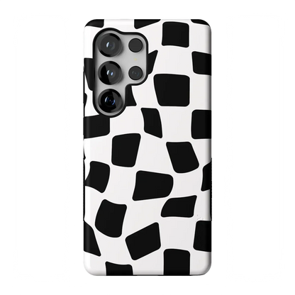 Funky Checkerboard | High Contrast Design Case Phone Case get.casely Bold Flex + MagSafe® Galaxy S26 Ultra