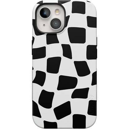 Funky Checkerboard | High Contrast Design Case Phone Case Casetry Bold Flex + MagSafe® iPhone 15 Plus