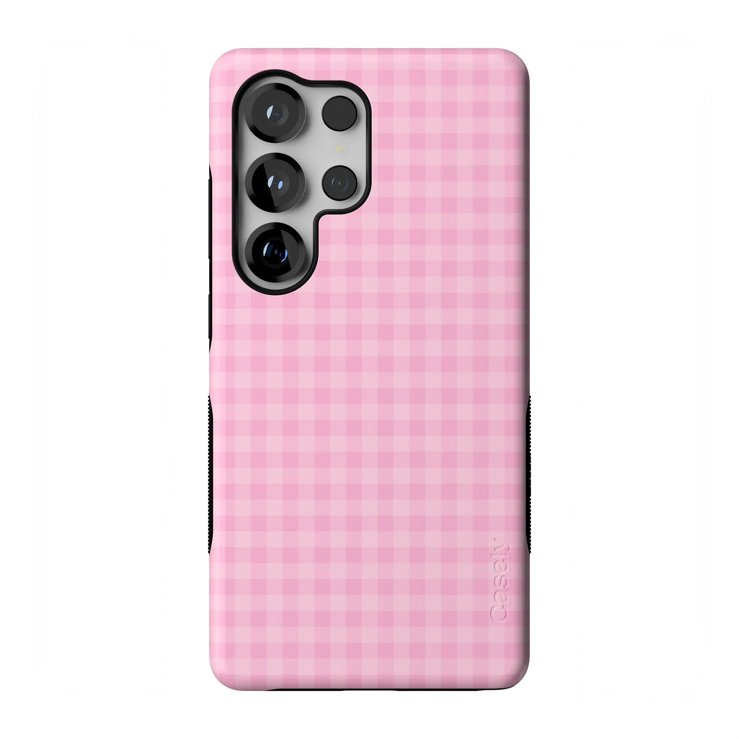 Sweet Jam | Light Pink Gingham Case - Galaxy S25 Ultra