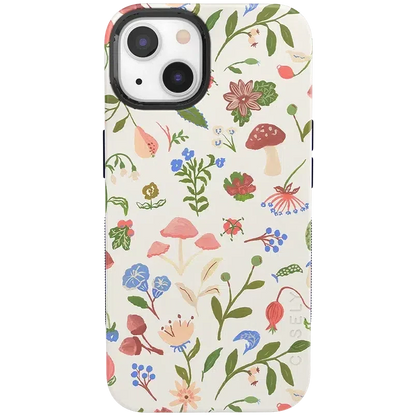 Garden Party | Mushroom Floral Case iPhone Case get.casely Bold + MagSafe® iPhone 13