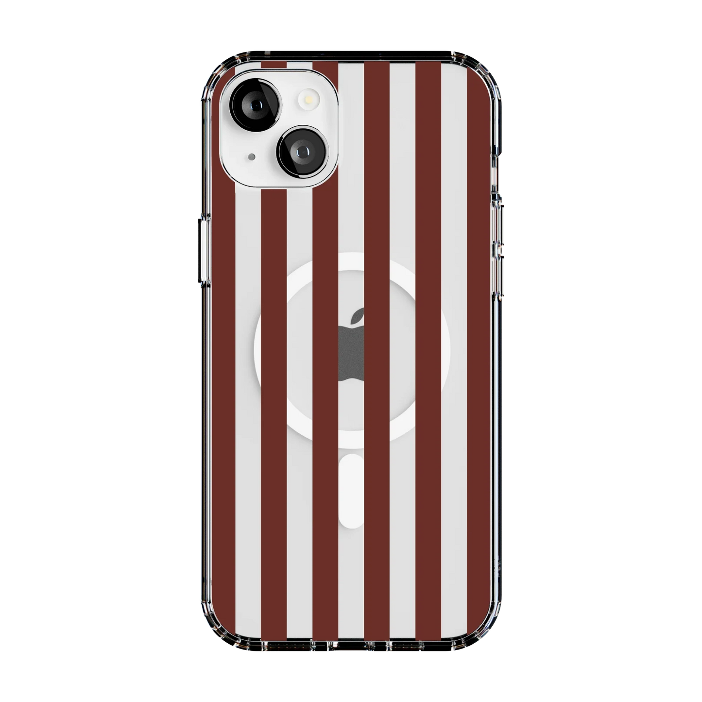 Sunday in Brooklyn | Burgundy Stripes Case - iPhone 13