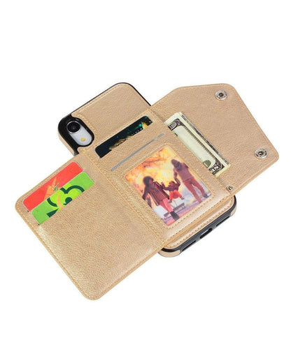 Gold Vegan Leather | Wallet Case iPhone Case get.casely