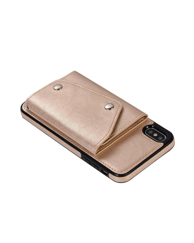 Gold Vegan Leather | Wallet Case iPhone Case get.casely