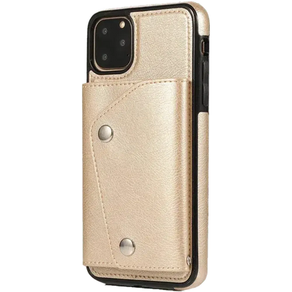 Gold Vegan Leather | Wallet Case iPhone Case get.casely Wallet iPhone 11