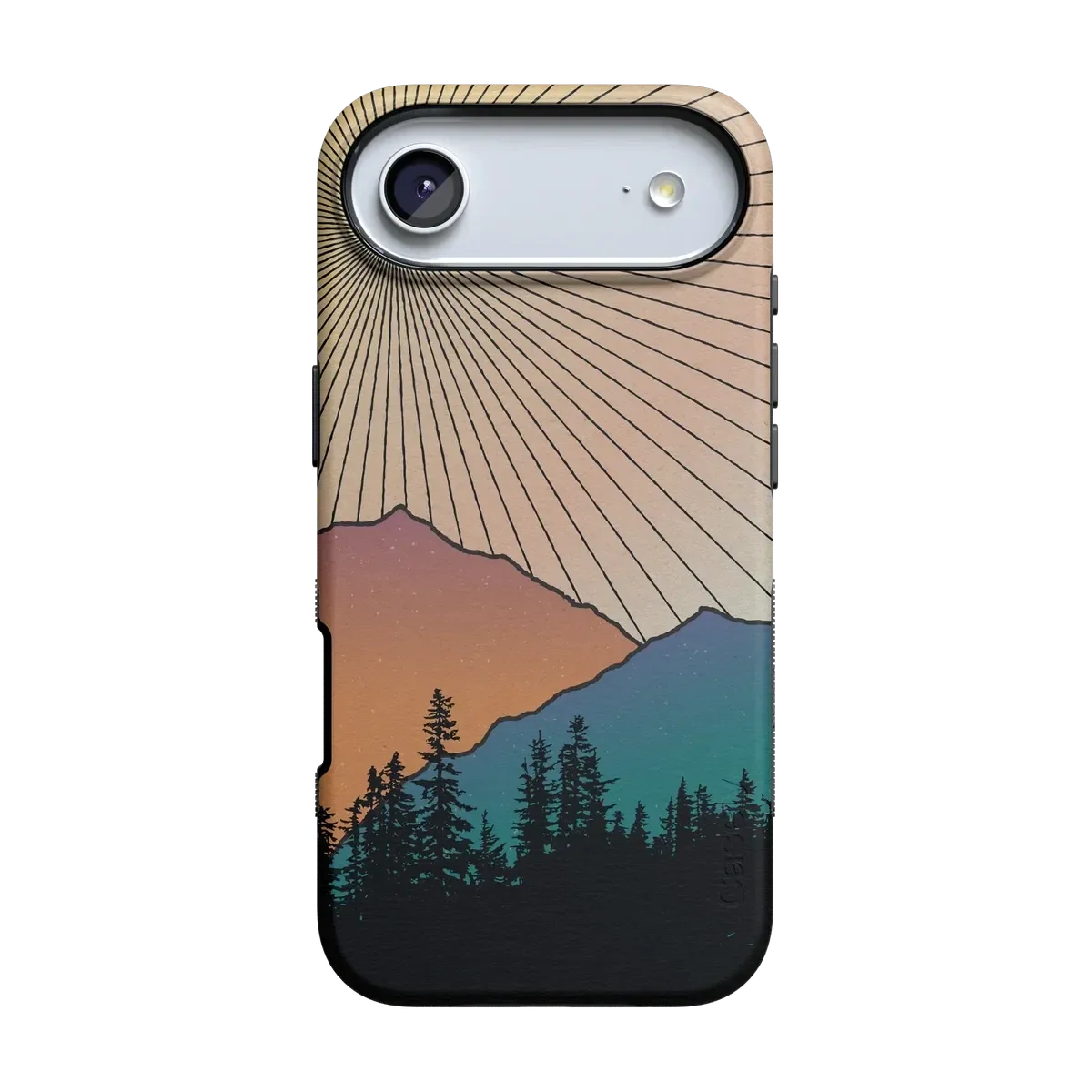 Golden Hour | Mountain Sunset Case iPhone Case get.casely Bold Flex + MagSafe® iPhone 17 Air