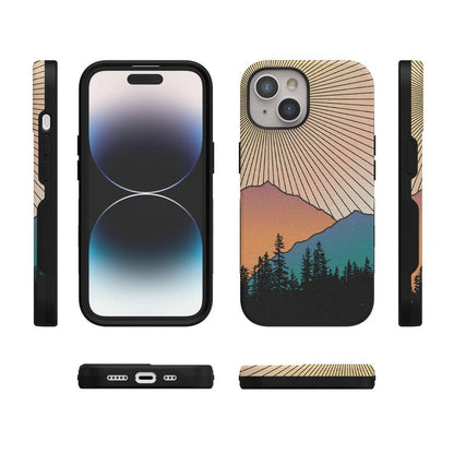 Golden Hour | Mountain Sunset Case iPhone Case get.casely