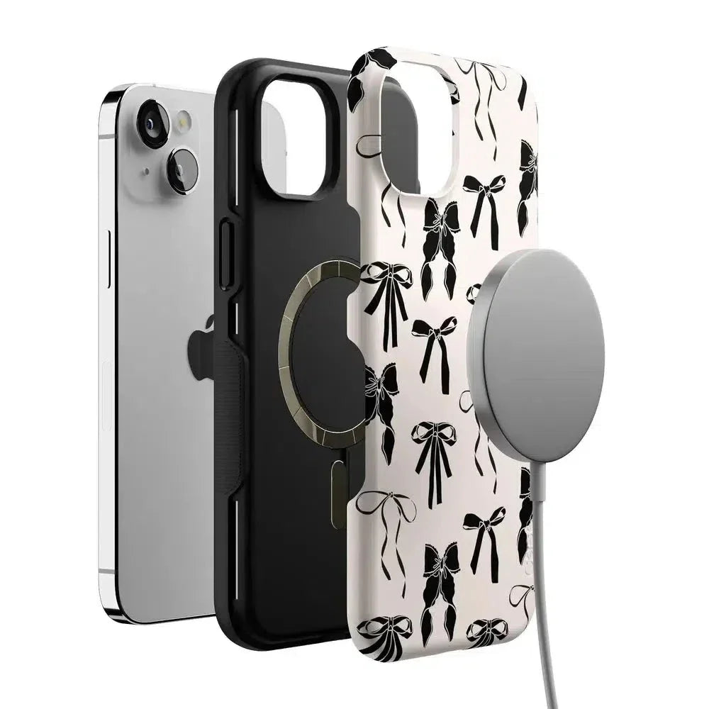 Goth Girlie | Black Bows Case Phone Case Casetry