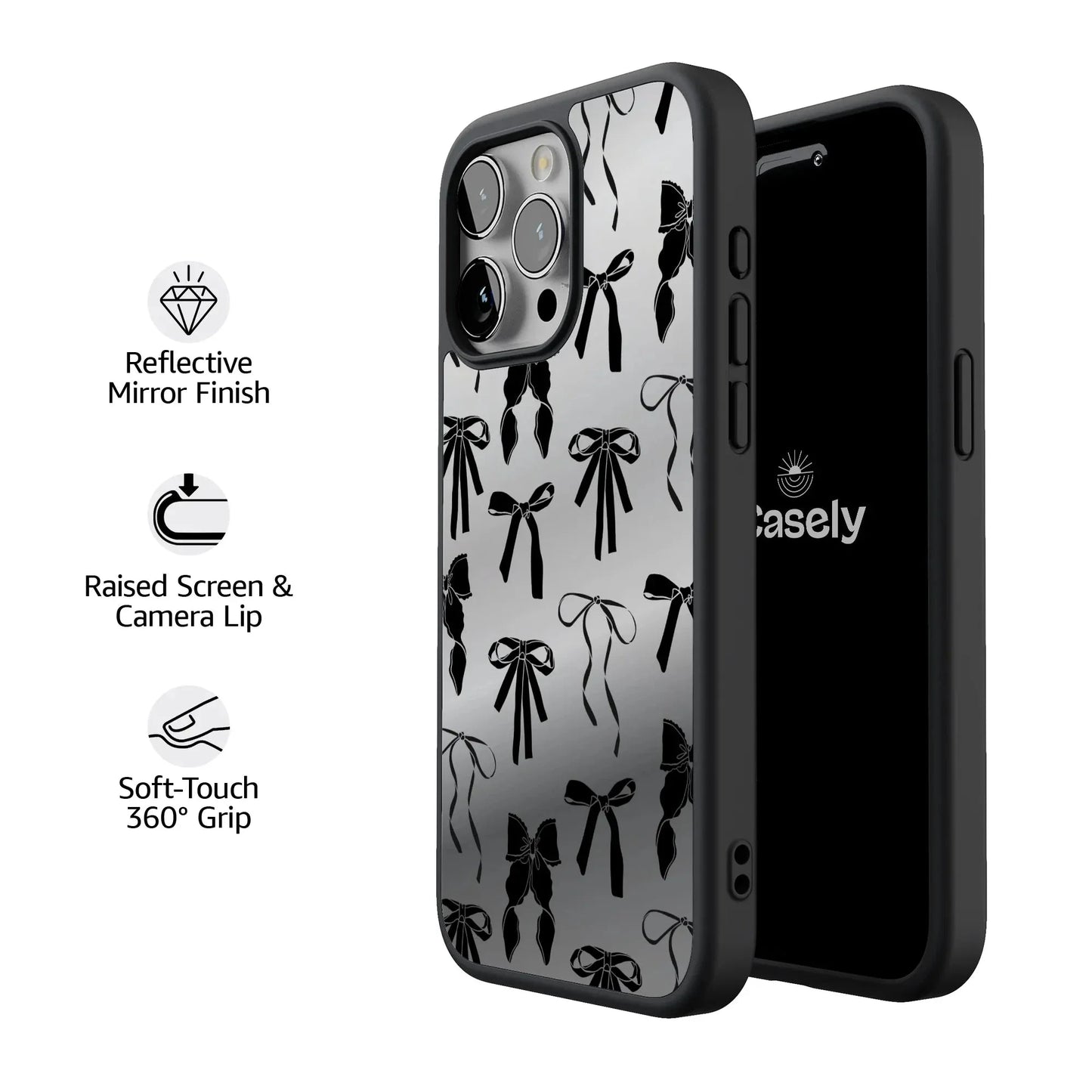 Goth Girlie | Black Bows Case Phone Case get.casely
