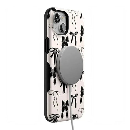 Goth Girlie | Black Bows Case Phone Case Casetry