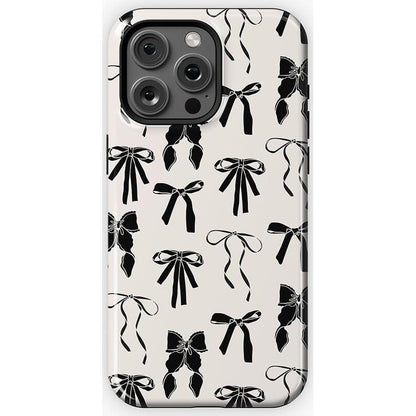 Goth Girlie | Black Bows Case Phone Case Casetry