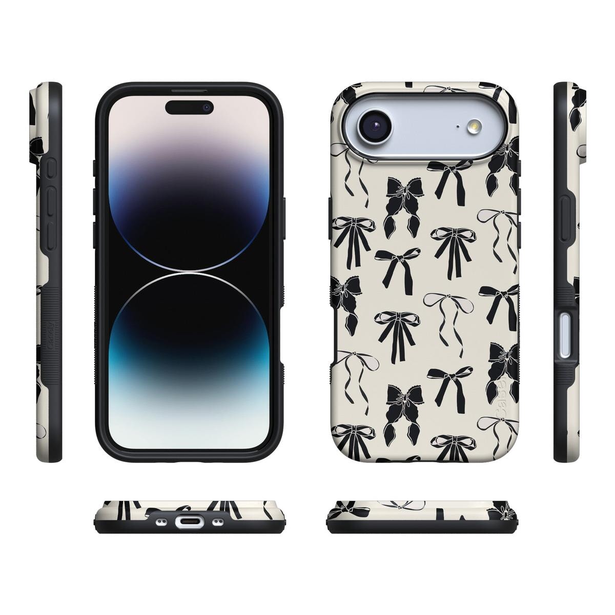 Goth Girlie | Black Bows Case Phone Case Casetry