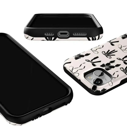 Goth Girlie | Black Bows Case Phone Case Casetry