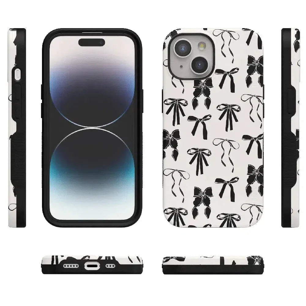 Goth Girlie | Black Bows Case Phone Case Casetry