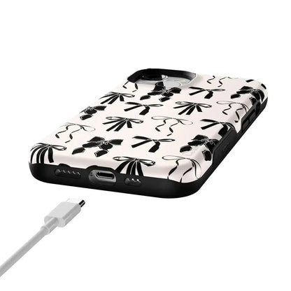Goth Girlie | Black Bows Case Phone Case Casetry