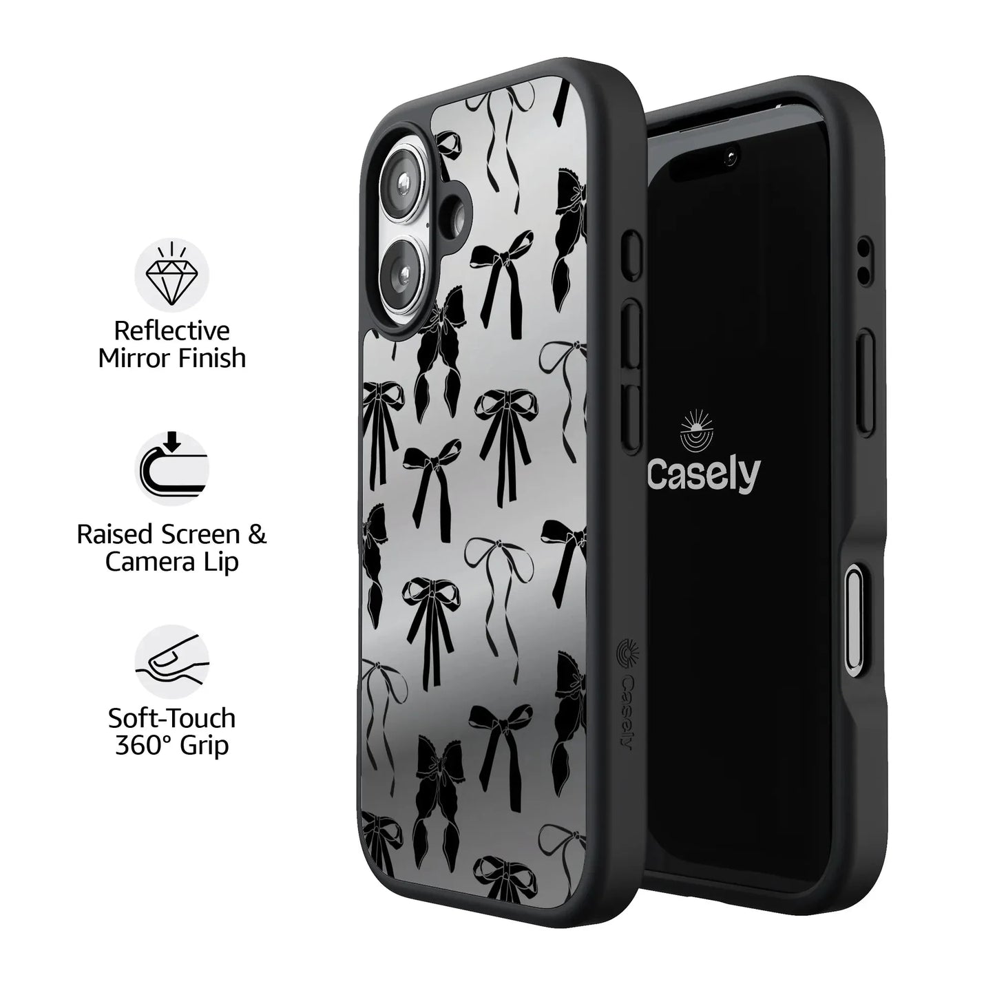 Goth Girlie | Black Bows Case Phone Case get.casely