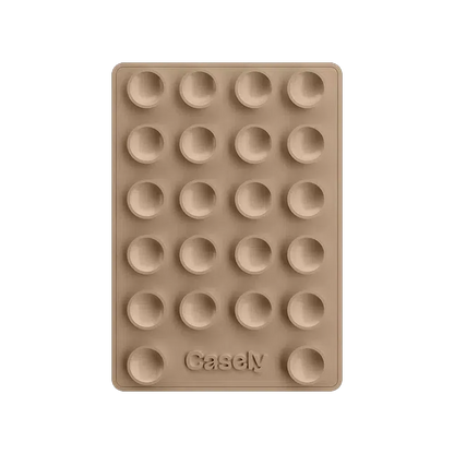 Grippy | Taupe Silicone Suction Phone Mount with MagSafe Grippy get.casely