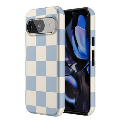 Fit Check | Light Blue Checkerboard Case