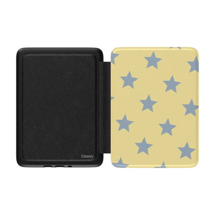 Shine Bright | Butter Yellow Stars Kindle Case