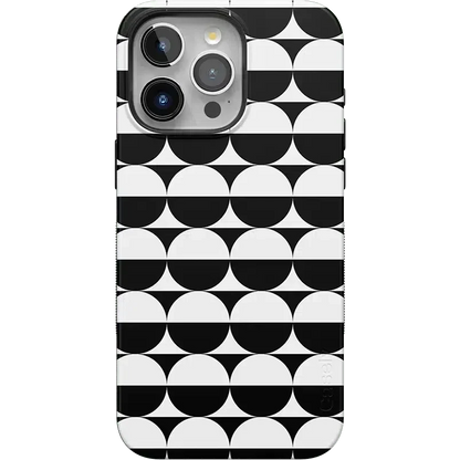 Half Moon | High Contrast Design Case Phone Case Casetry Bold Flex + MagSafe® iPhone 15 Pro Max