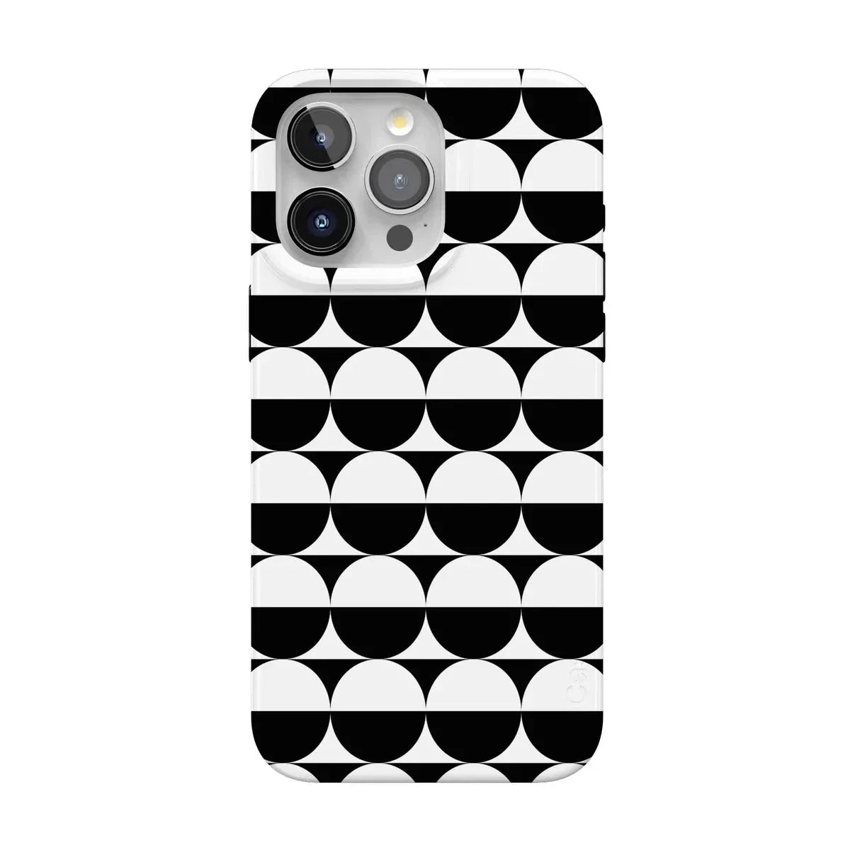 Half Moon | High Contrast Design Case Phone Case Casetry Classic + MagSafe® iPhone 15 Pro Max