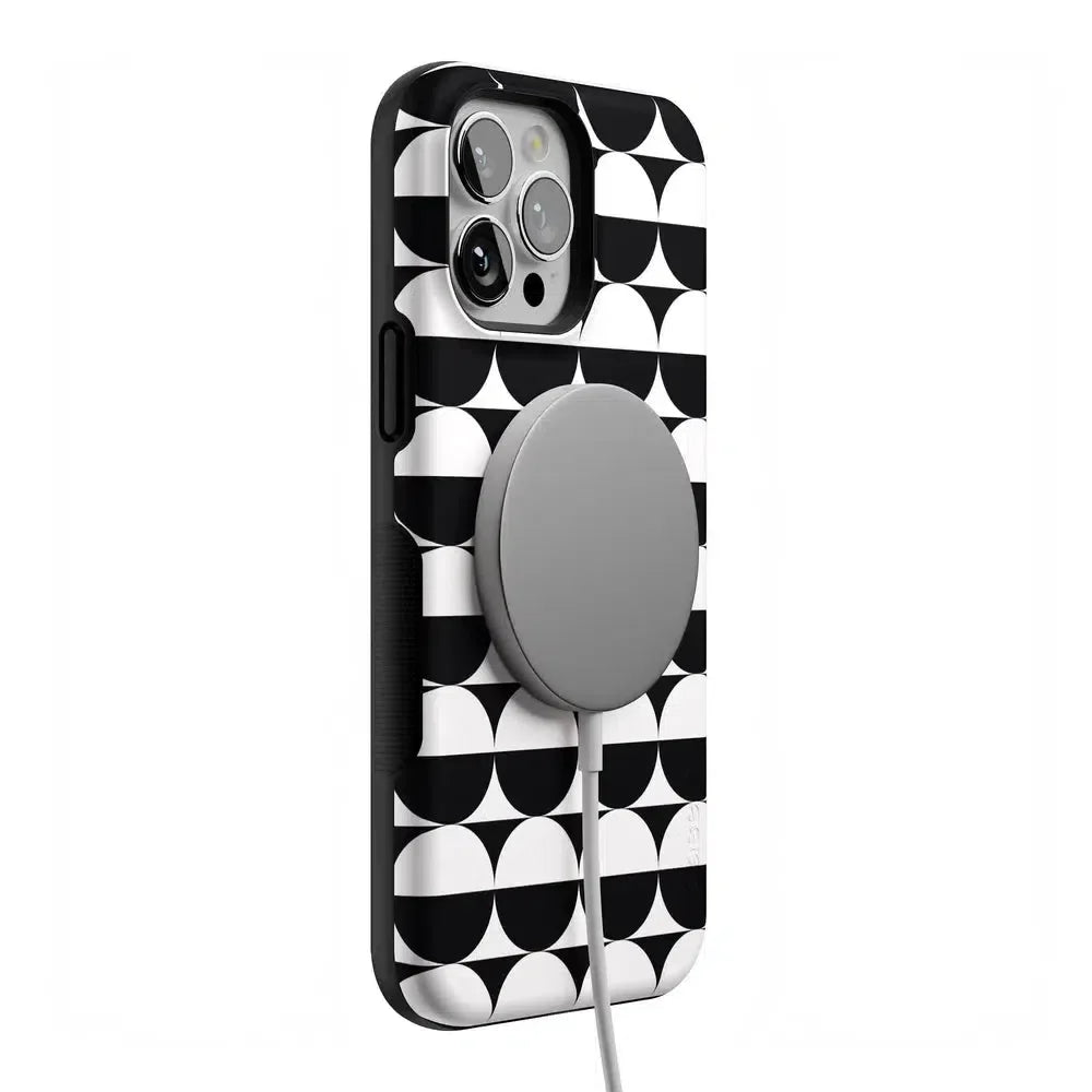 Half Moon | High Contrast Design Case Phone Case Casetry