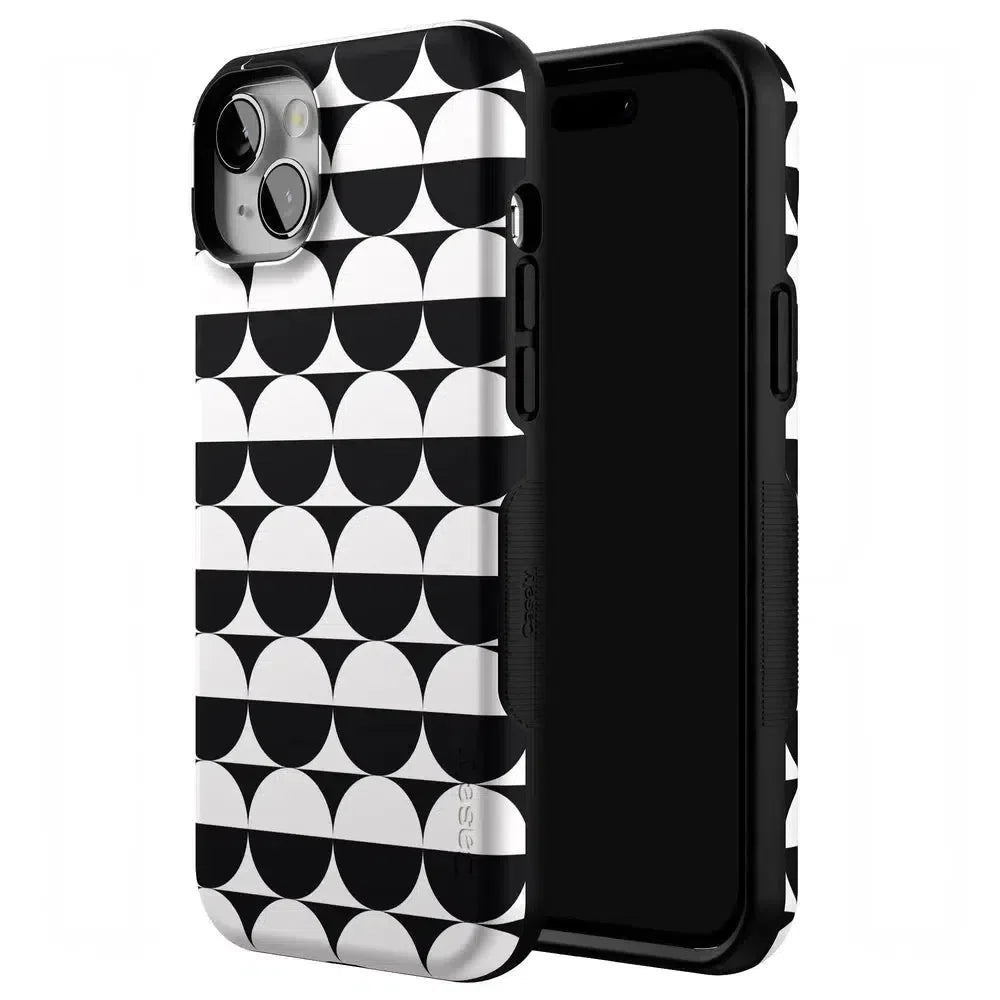 Half Moon | High Contrast Design Case Phone Case Casetry