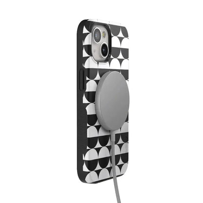 Half Moon | High Contrast Design Case Phone Case Casetry