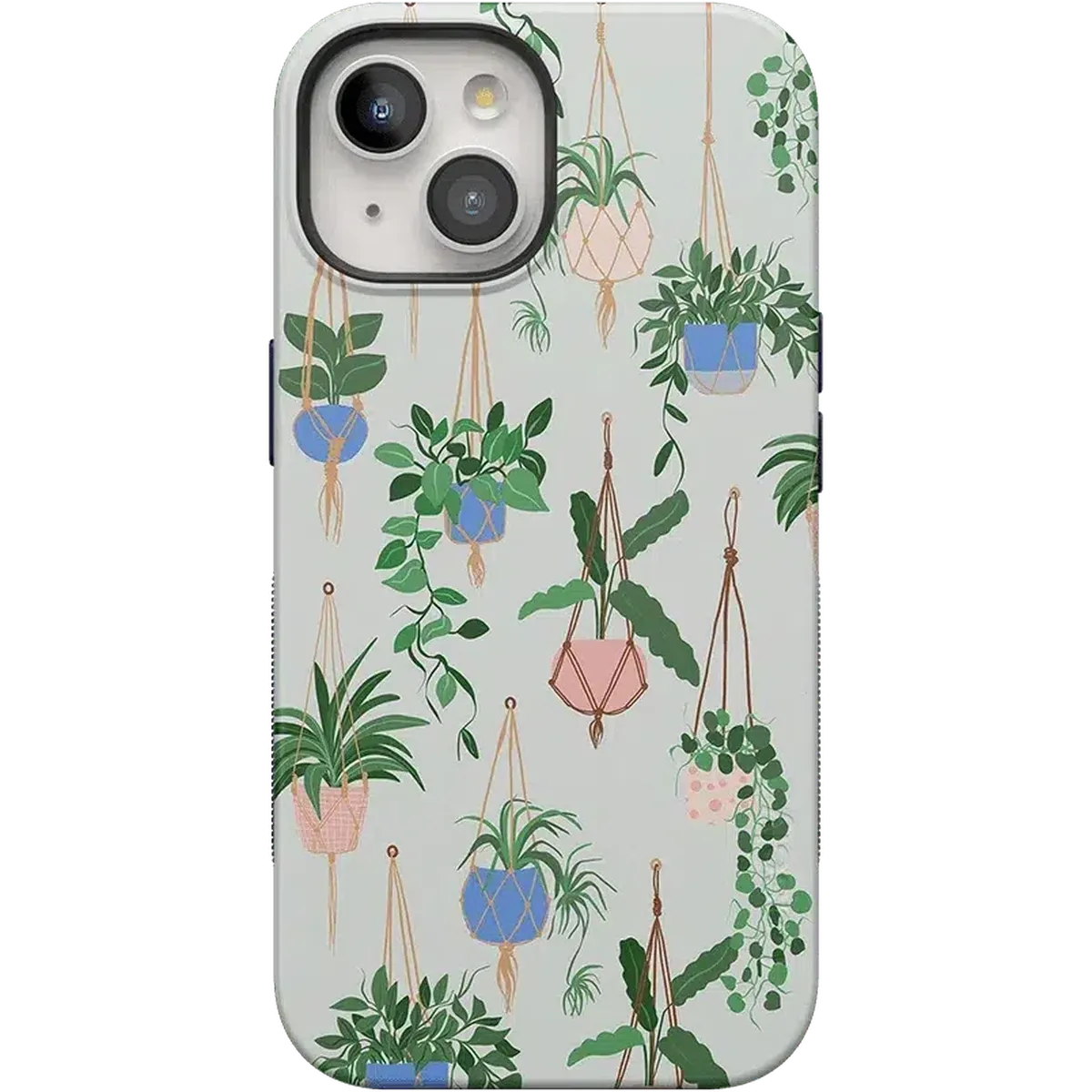 Hanging Around | Potted Plants Floral Case iPhone Case get.casely Bold + MagSafe® iPhone 15 Plus
