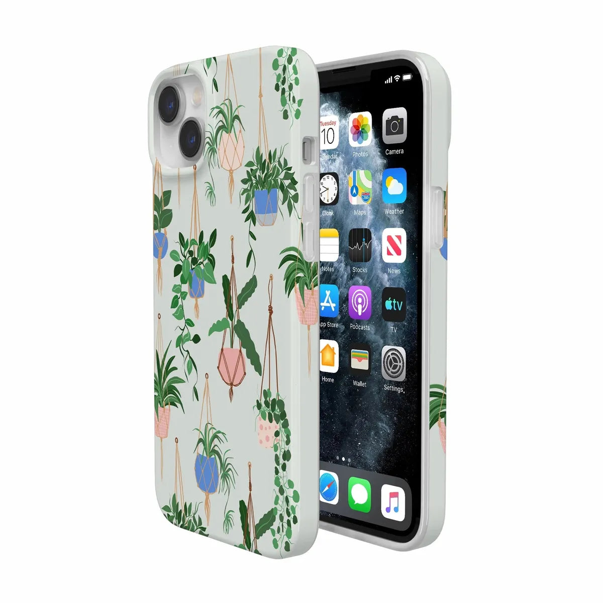 Hanging Around | Potted Plants Floral Case iPhone Case get.casely