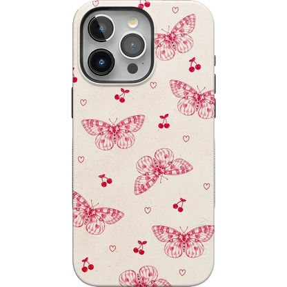 Heart Flutters | Butterfly Case iPhone Case get.casely Bold + MagSafe® iPhone 15 Pro Max