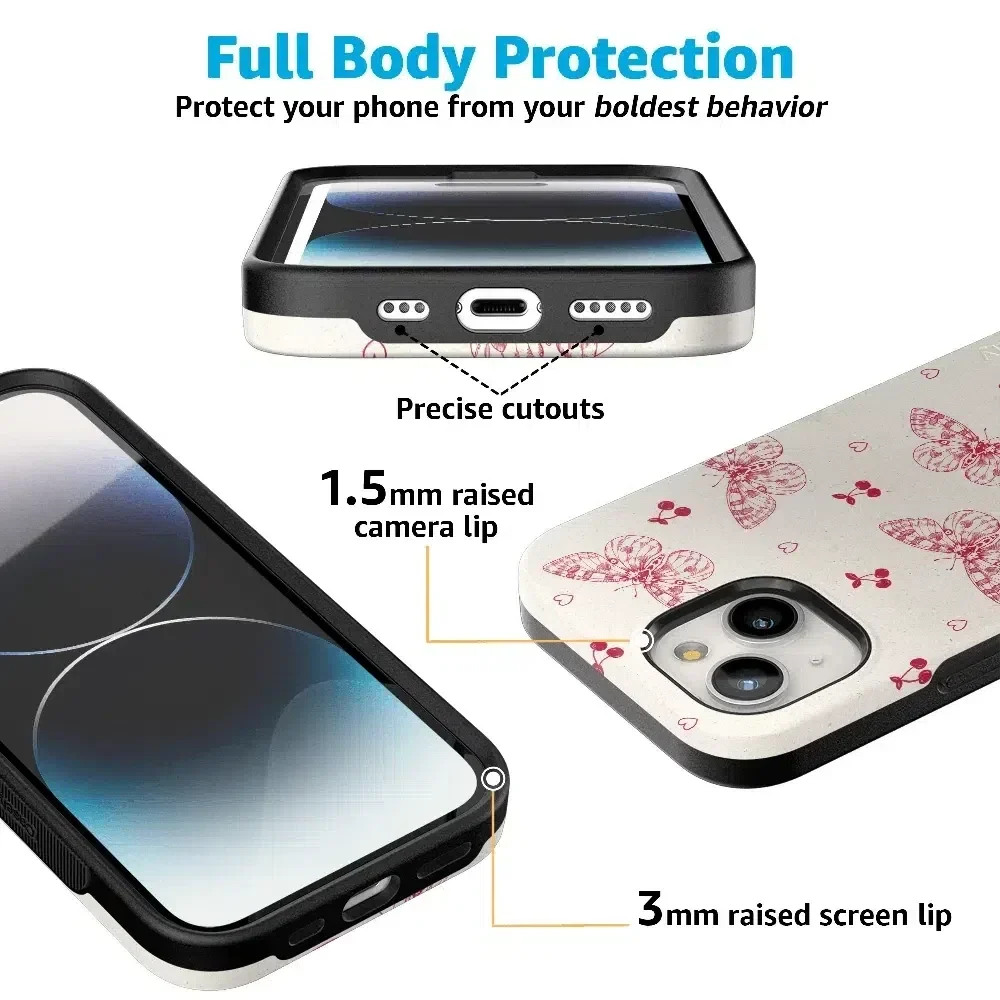 Heart Flutters | Butterfly Case iPhone Case get.casely