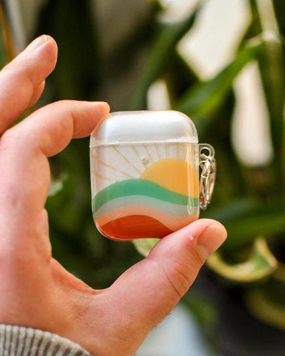 Here Comes the Sun | Colorblock Sunset AirPods Case AirPods Case get.casely