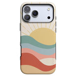 Here Comes the Sun | Colorblock Sunset Case iPhone Case get.casely Bold + MagSafe® iPhone 17 Pro Max