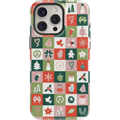 Holiday Square | Countdown to Christmas Case Phone Case Casetry Essential + MagSafe® iPhone 15 Pro