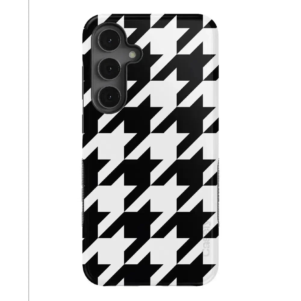 Houndstooth | High Contrast Design Case Phone Case Casetry Bold Flex + MagSafe® Galaxy S25 Plus