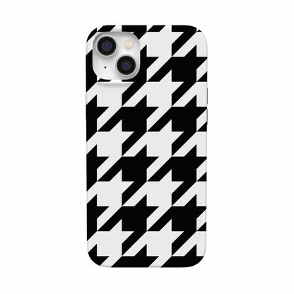 Houndstooth | High Contrast Design Case Phone Case Casetry Classic + MagSafe® iPhone 14 Plus
